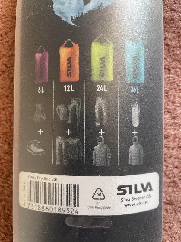 Silva Waterproof Dry Bag - various sizes - Image 2