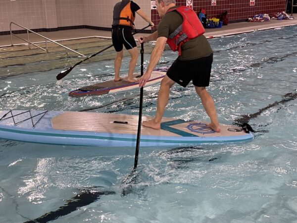 Cotswold SUP pool coaching step back turns session